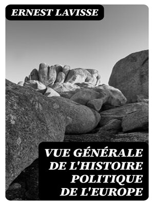 cover image of Vue générale de l'histoire politique de l'Europe